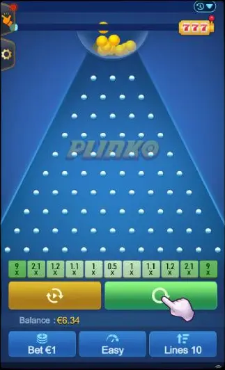 Dimostrazione a Plinko Dimostrazione a Plinko